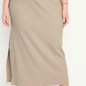 Old Navy Tan Pencil Skirt